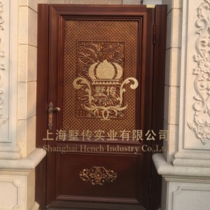 上海别墅庭院大门铝艺大门3