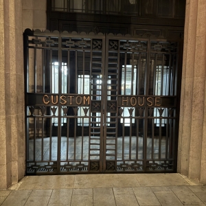 上海墅传纯手工锻打豪华铁艺大门款式72