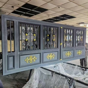  上海墅传电动铝艺大门铁艺大门款式5